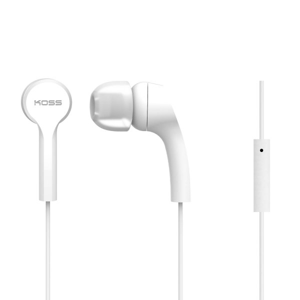 Koss Hodetelefoner KEB9i In Ear Mic Hvit