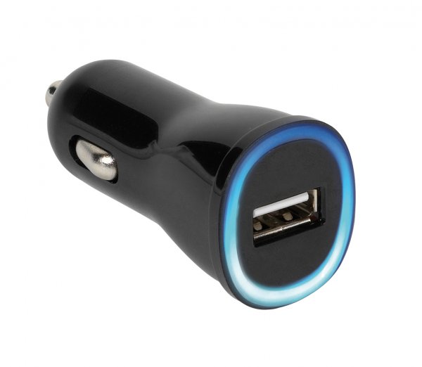 Vivanco Mobillader til bil 1xUSB-A 2.1A 12/24V Svart