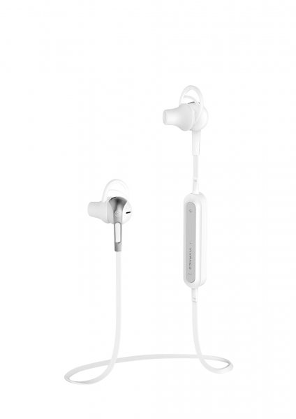 Vivanco Trådløse hodetelefoner Sport Air Fitness Bluetooth øretelefoner Hvit