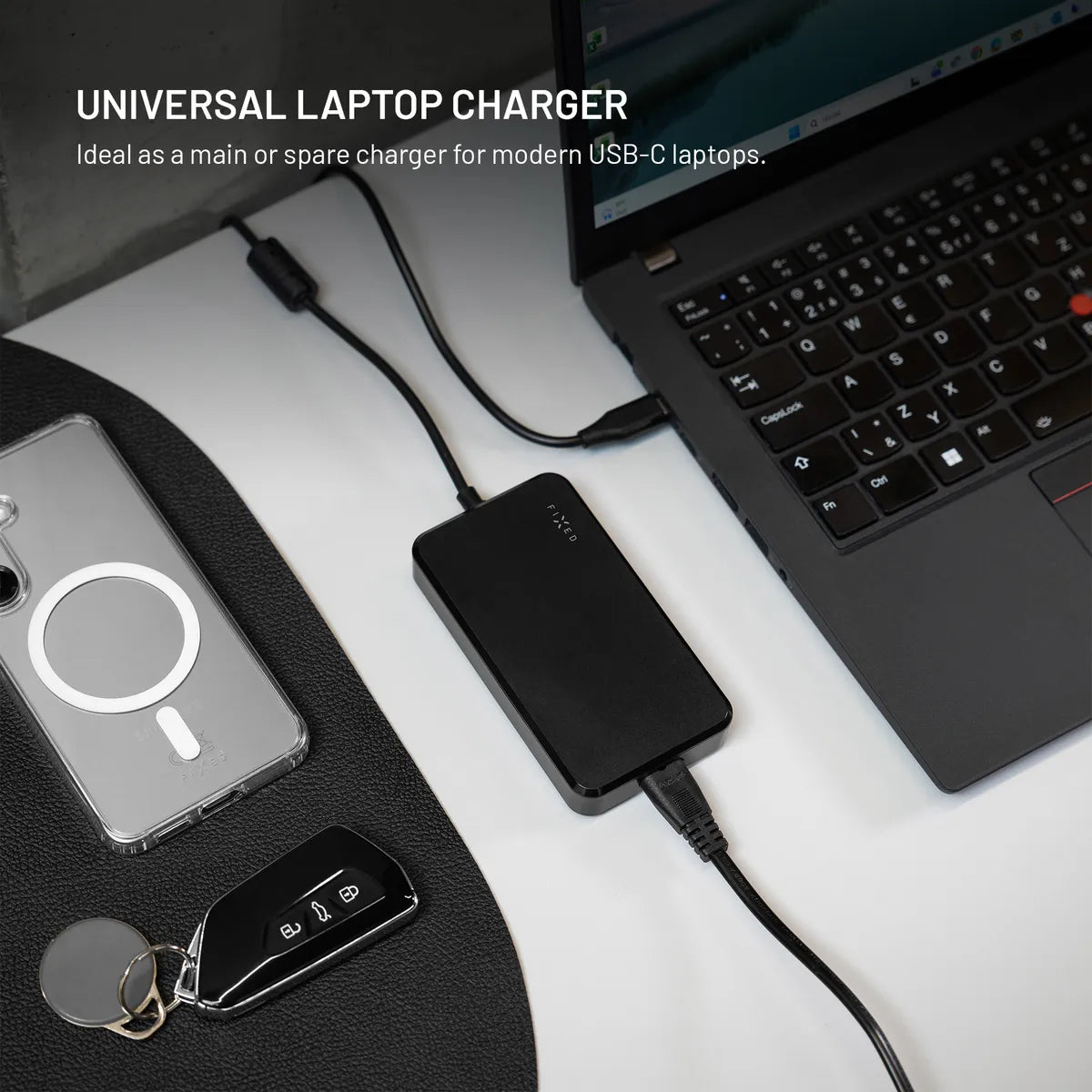 Fixed Datamaskinkladdare Power Adapter 100W USB-C 3m