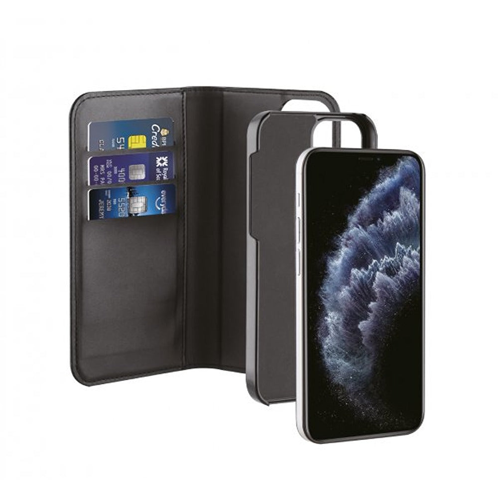 Vivanco iPhone 12 Mini Etui 2in1 Wallet Case Svart