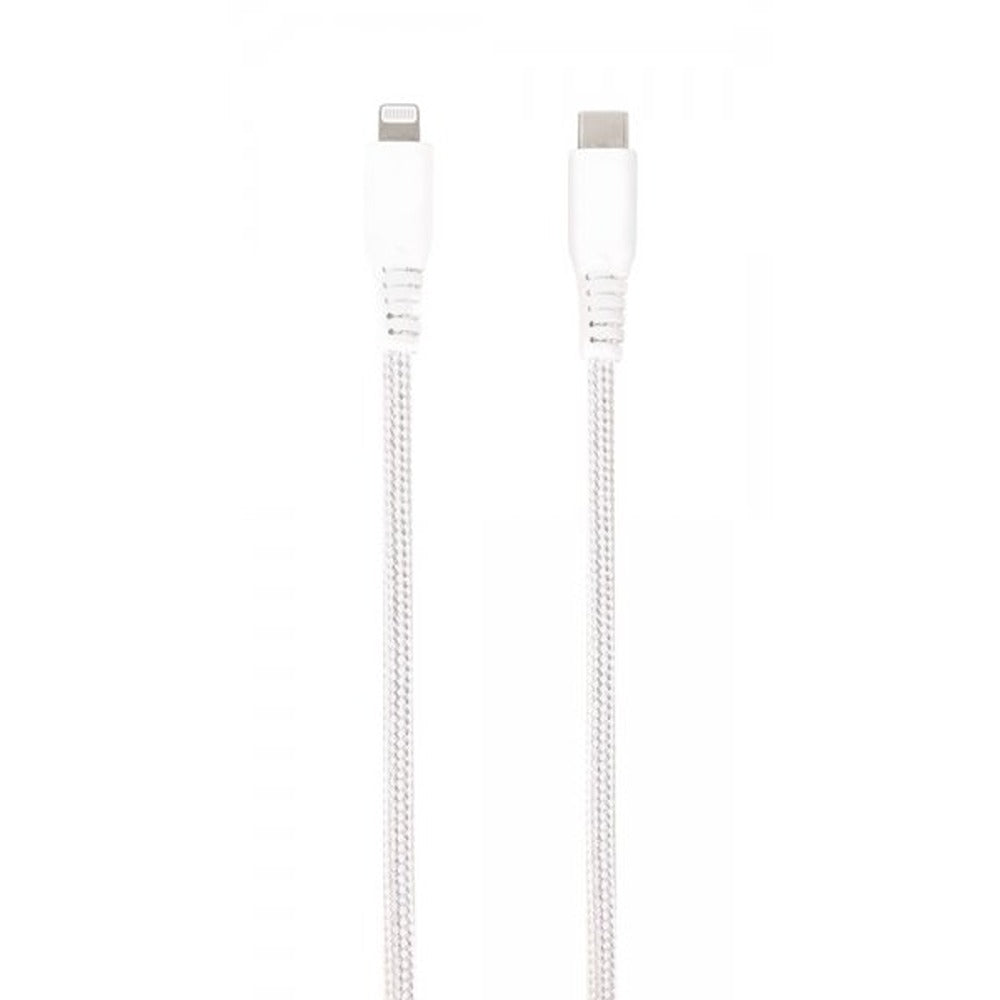 Vivanco Kabel Longlife Braided USB-C/Lightning 0.5m Hvit