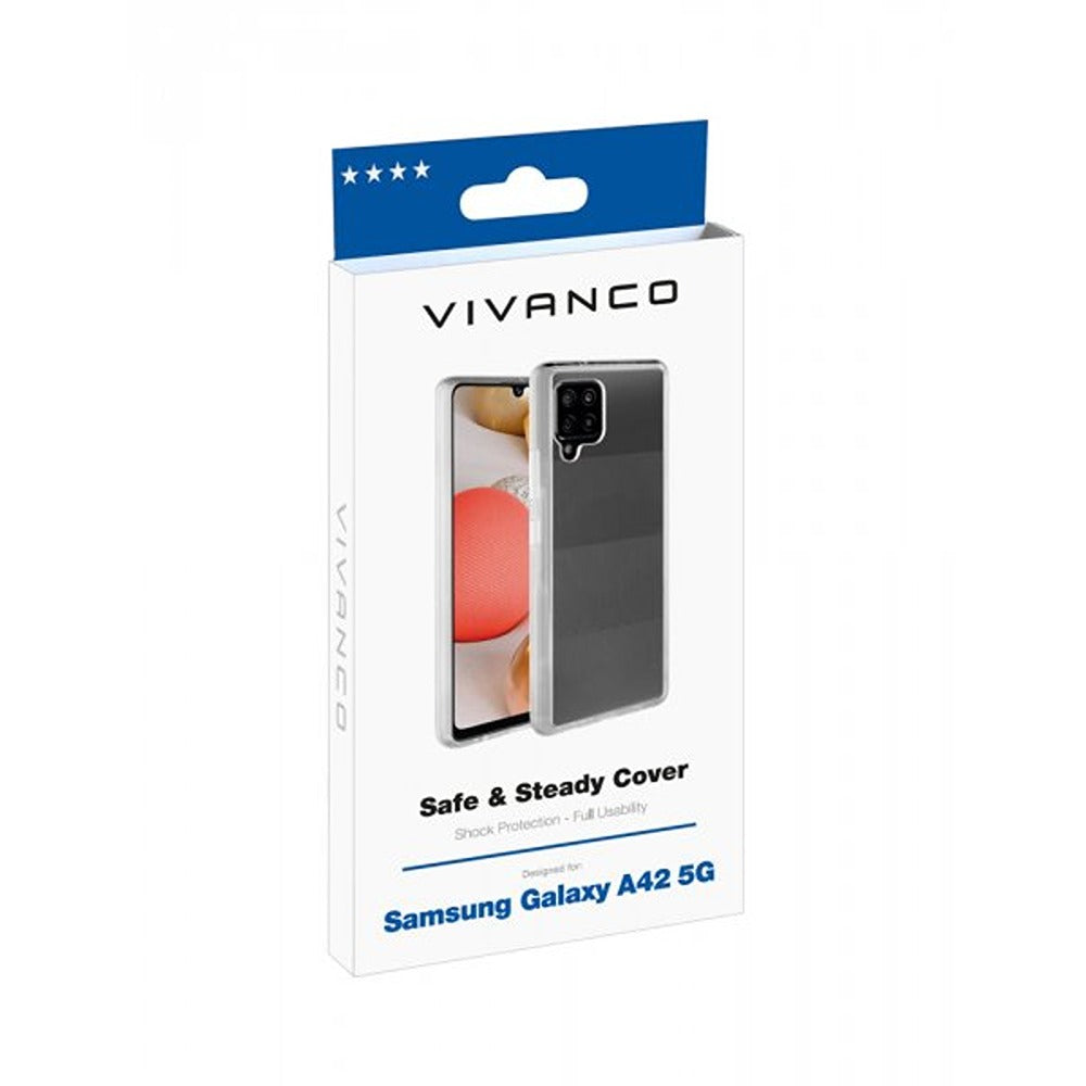 Vivanco Samsung Galaxy A42 5G Deksel Safe & Steady Transparent
