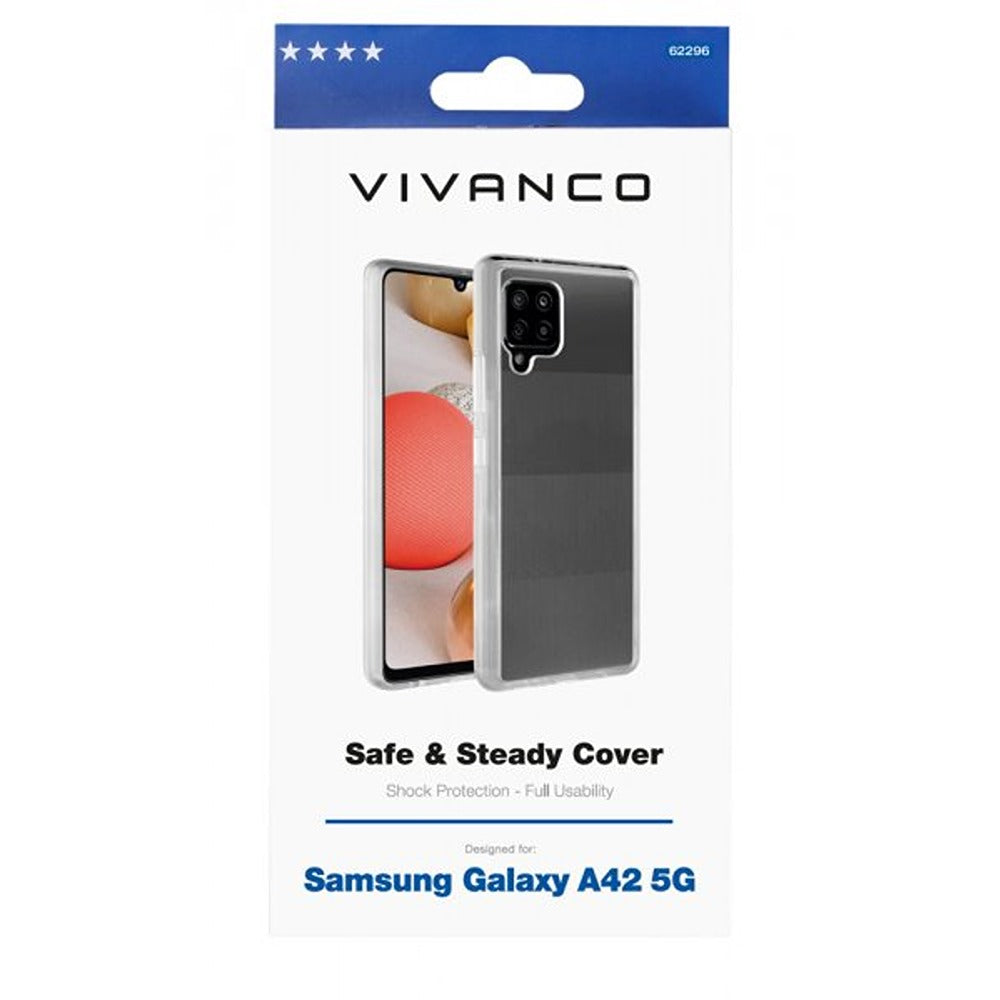 Vivanco Samsung Galaxy A42 5G Deksel Safe & Steady Transparent