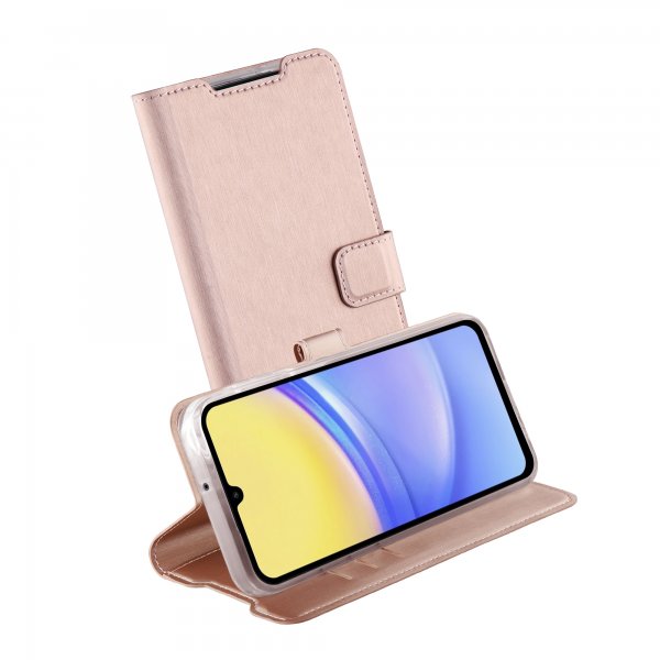 Vivanco Samsung Galaxy A55 Etui Classic Wallet Rosegull