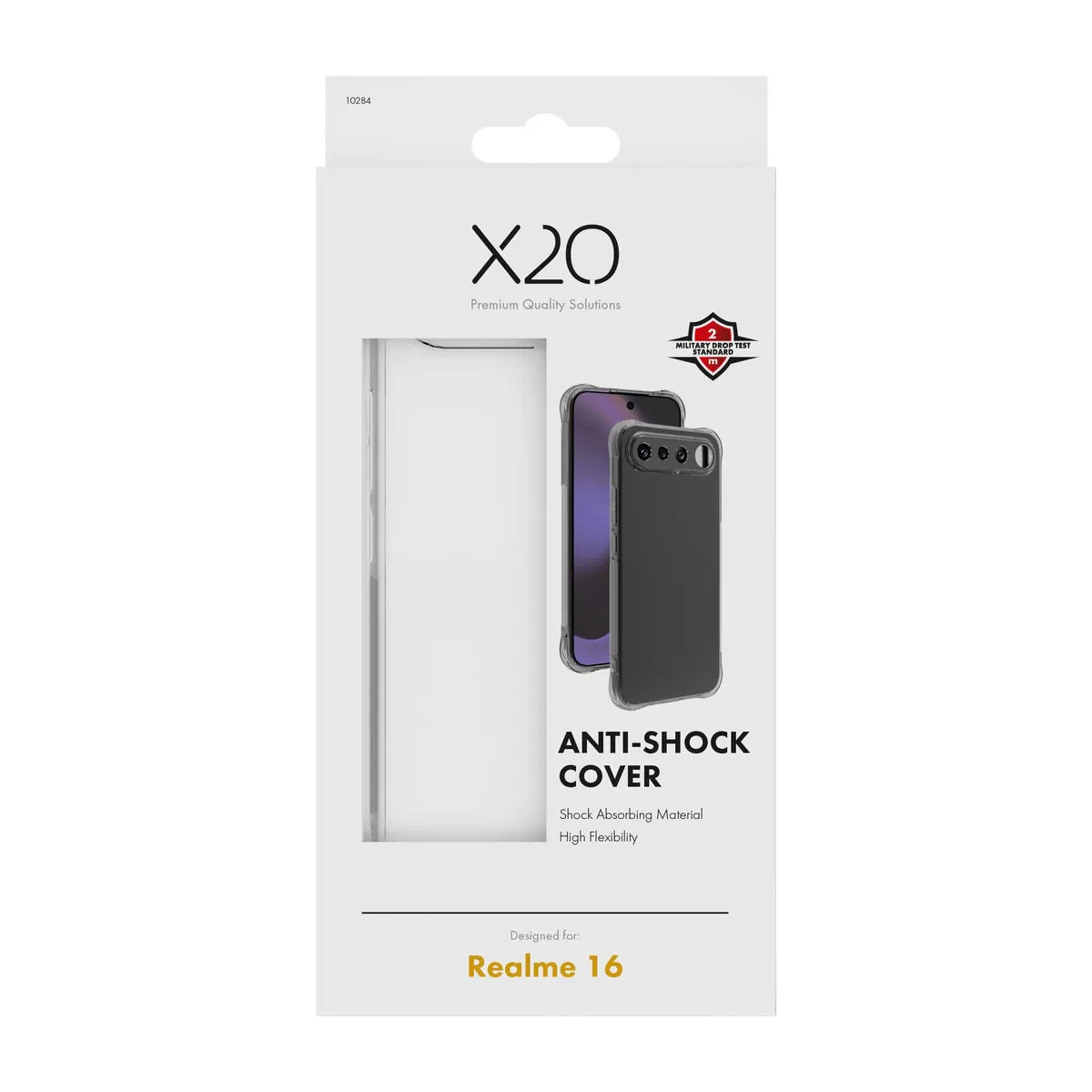 X2O Realme 16 Deksel Anti-Shock Klar