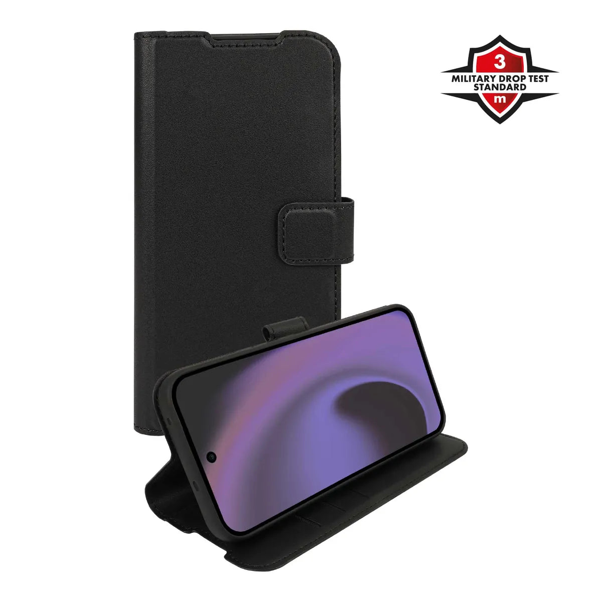 X2O Realme 16 Pro Etui Classic Wallet Svart