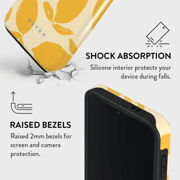 Burga Samsung Galaxy S24 Deksel Tough Lemon Tart