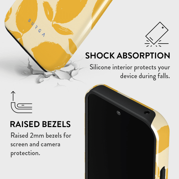 Burga Google Pixel 9/Pixel 9 Pro Deksel Tough Lemon Tart