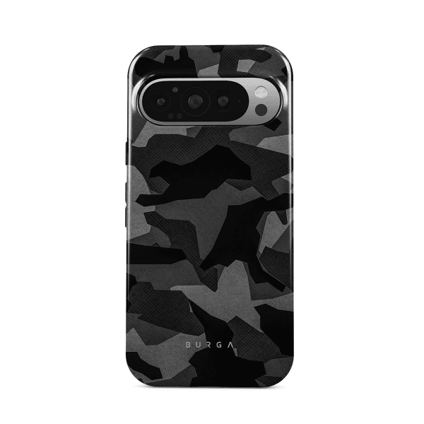 Burga Google Pixel 9 Pro XL Deksel Tough Night Black Camo