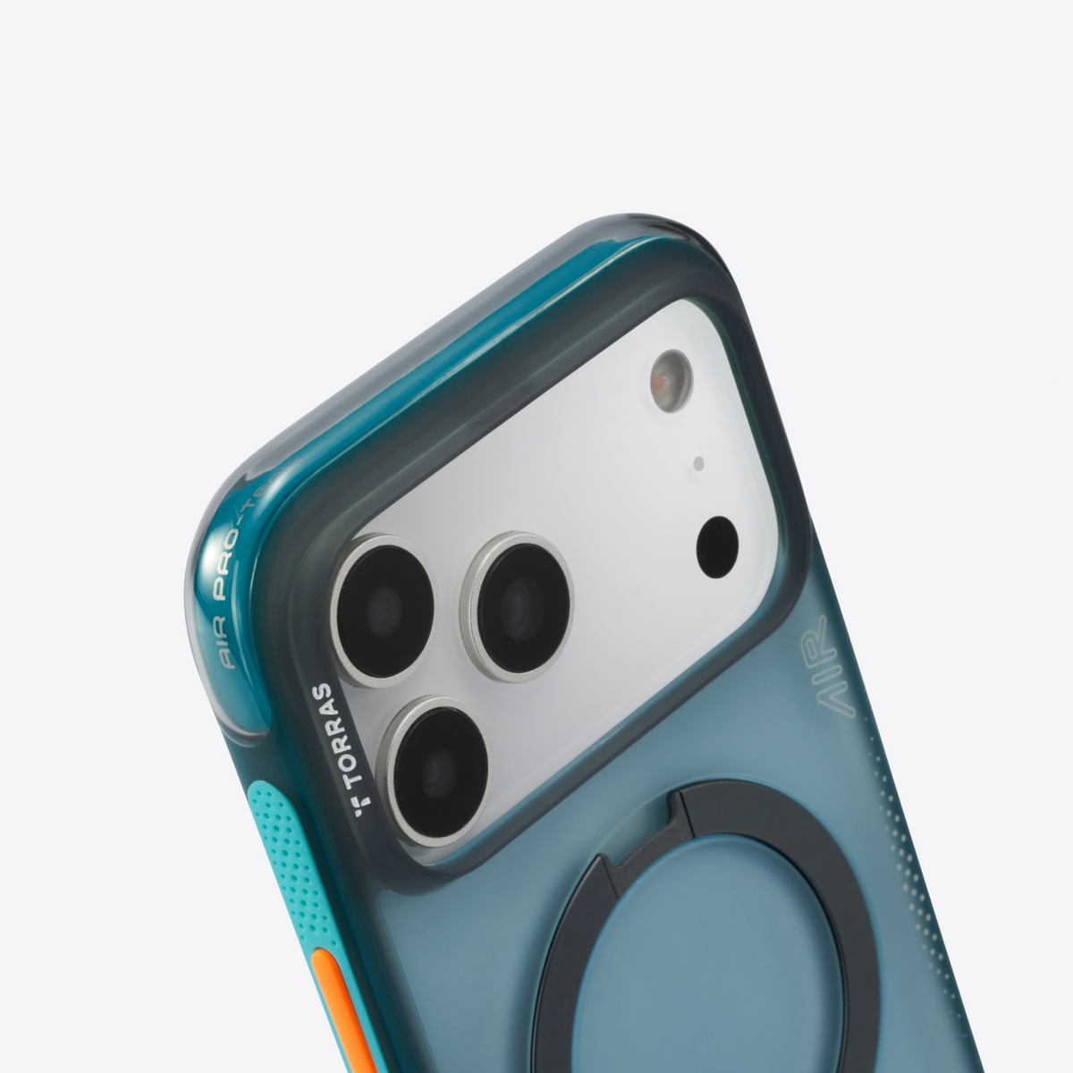 Torras iPhone 17 Pro Deksel Ostand Q3 Air Glacier Sprint