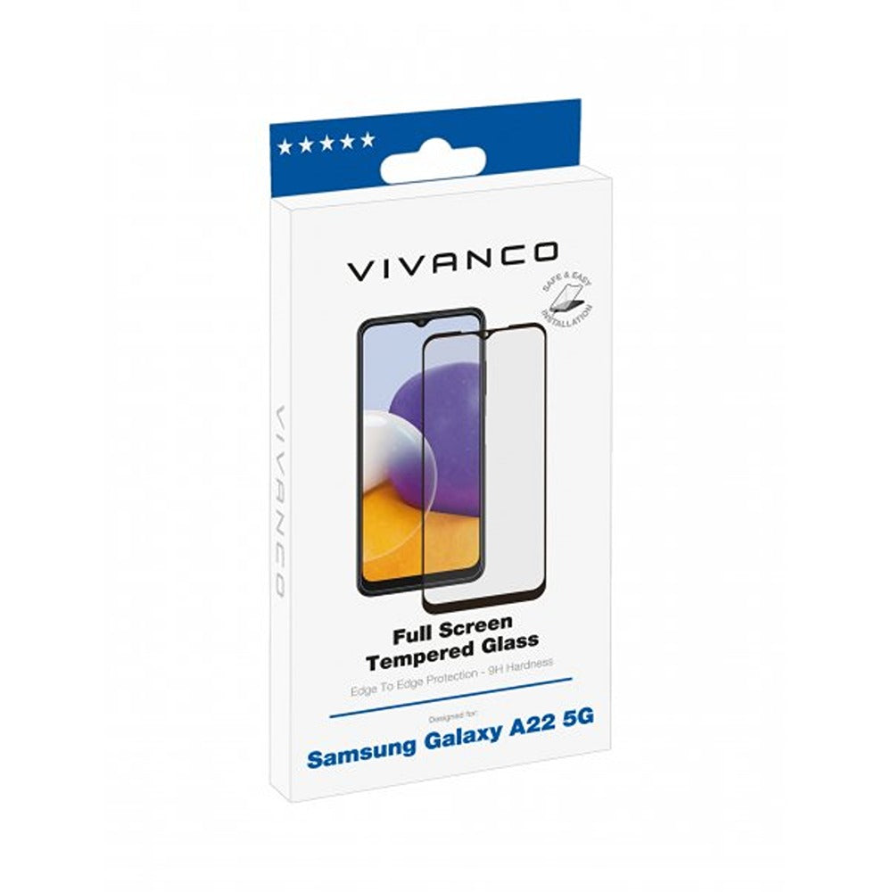 Vivanco Samsung Galaxy A22 5G Skjermbeskytter Full Screen