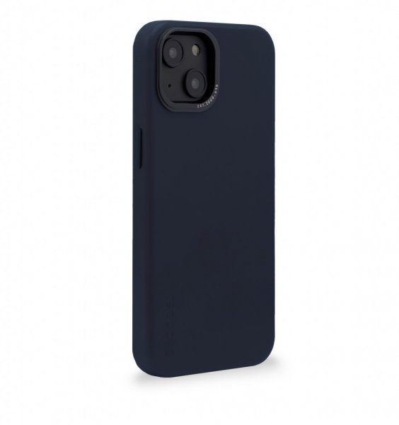 Decoded iPhone 14 Deksel Leather Backcover Navy