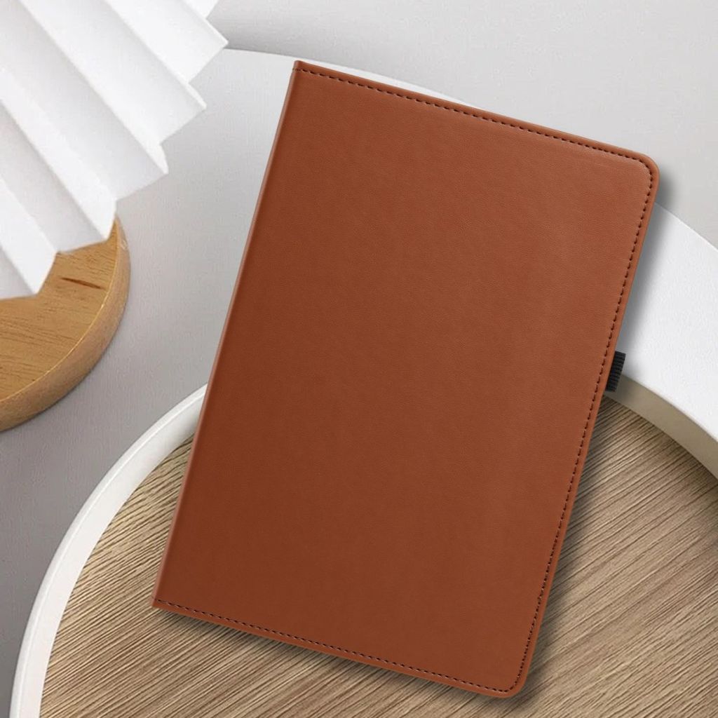 Samsung Galaxy Tab S12 Plus Etui 360 Grader Vridbar Brun