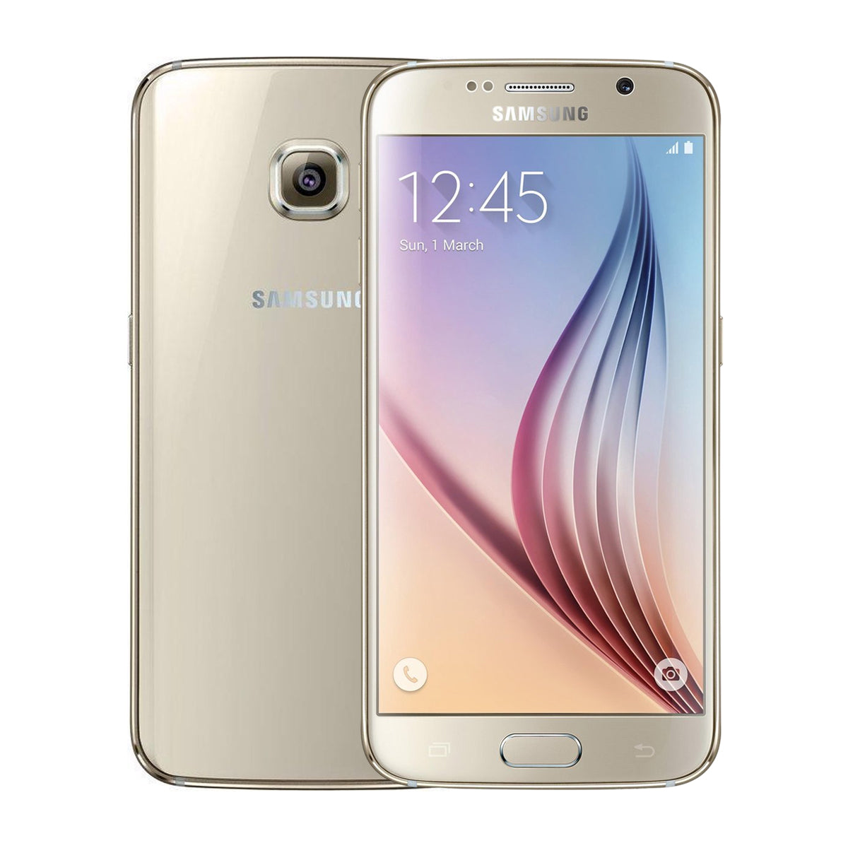 Brukt Samsung Galaxy S6 32GB Gull – God stand