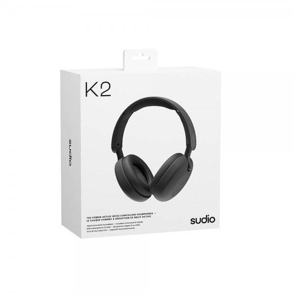 Sudio Hodetelefoner K2 Wireless ANC Over-Ear Svart