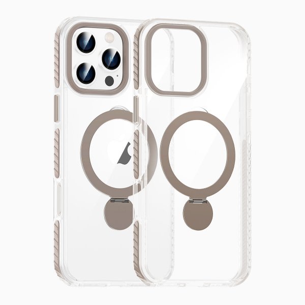 iPhone 16 Pro Max Deksel Ring Stand MagSafe Transparent