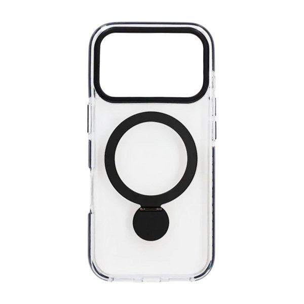iPhone 17 Pro Max Deksel Ring Stand MagSafe Svart