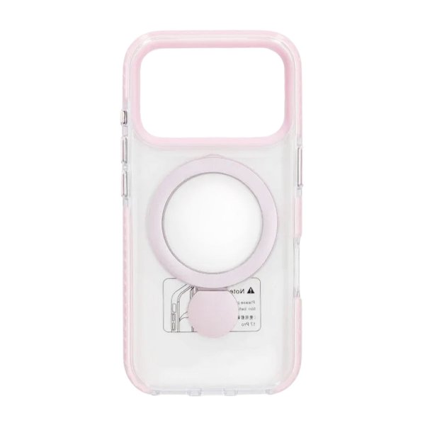 iPhone 17 Pro Deksel Ring Stand MagSafe Rosa