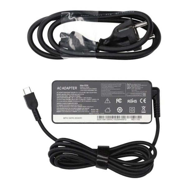 Nettadapter Lader for Lenovo 65W USB-C