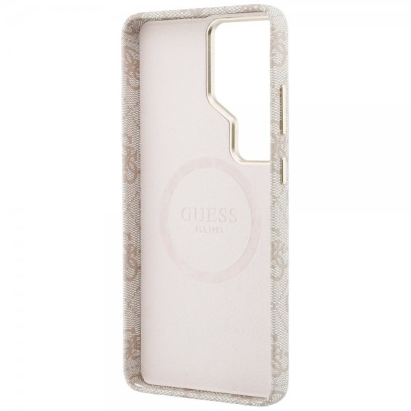 Guess Samsung Galaxy S26 Ultra Deksel 4G Round MagSafe Rosa
