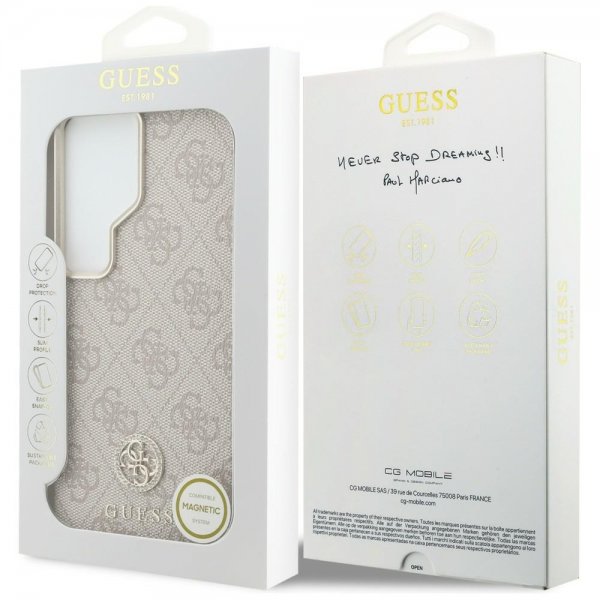 Guess Samsung Galaxy S26 Ultra Deksel 4G Round MagSafe Rosa
