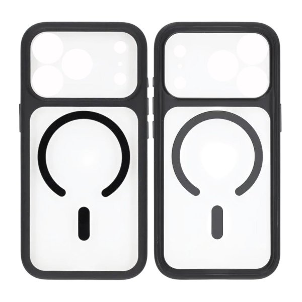 iPhone 17 Pro Max Deksel Kamerastøtfanger MagSafe Svart