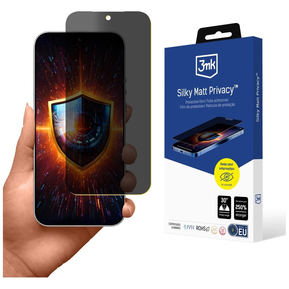 3mk Xiaomi 17 Ultra Skjermbeskytter Silky Matt Privacy