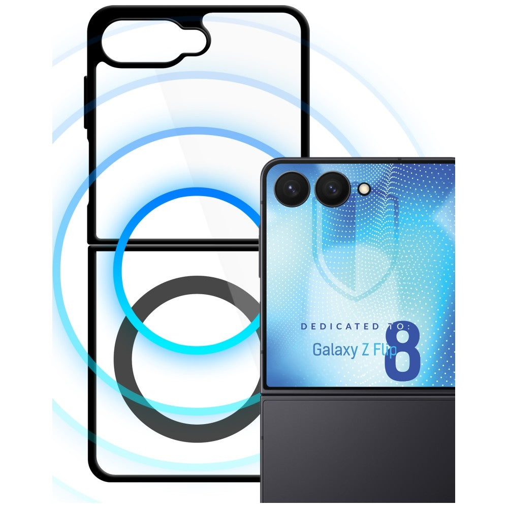 3mk Samsung Galaxy Z Flip 8 Deksel Satin Armor MagCase Svart