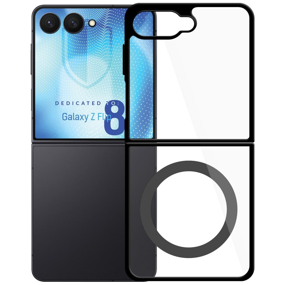 3mk Samsung Galaxy Z Flip 8 Deksel Satin Armor MagCase Svart