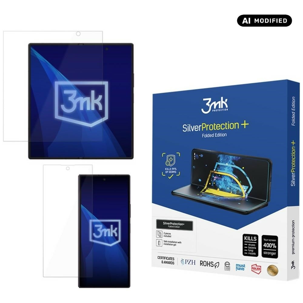 3mk Samsung Galaxy Z Fold 8 Ultra Skjermbeskytter SilverProtection+