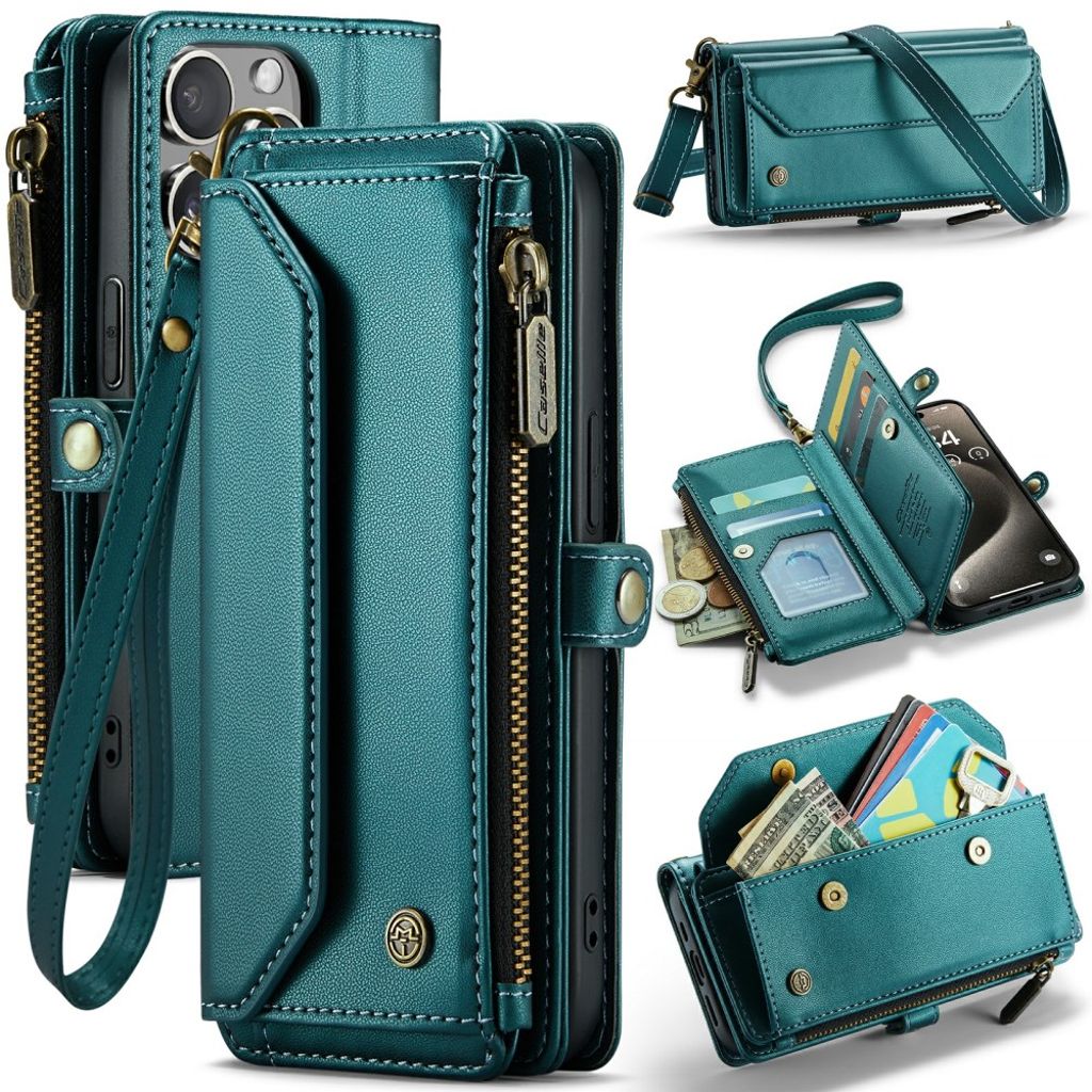 CaseMe iPhone 15 Pro Etui C36 Series Grønn