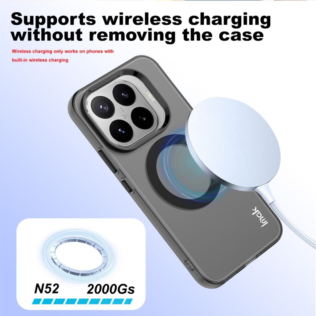 Imak Xiaomi 17T Pro Deksel Candy Color MagSafe Svart