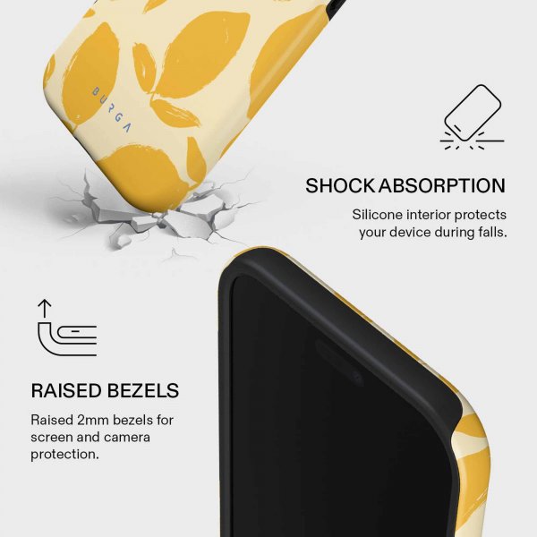 Burga iPhone Air Deksel Tough MagSafe Lemon Tart