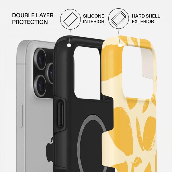 Burga iPhone 17 Pro Max Deksel Tough MagSafe Lemon Tart