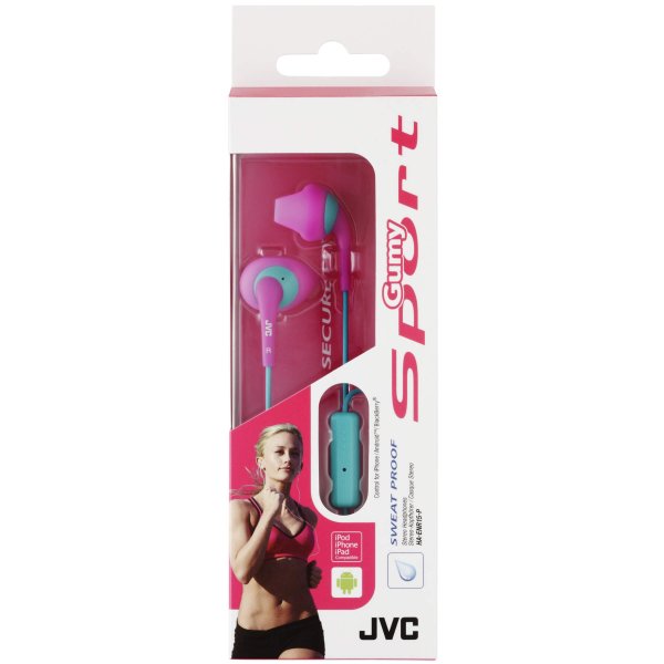 JVC Hodetelefoner ENR15 Sport Mic In-Ear Rosa