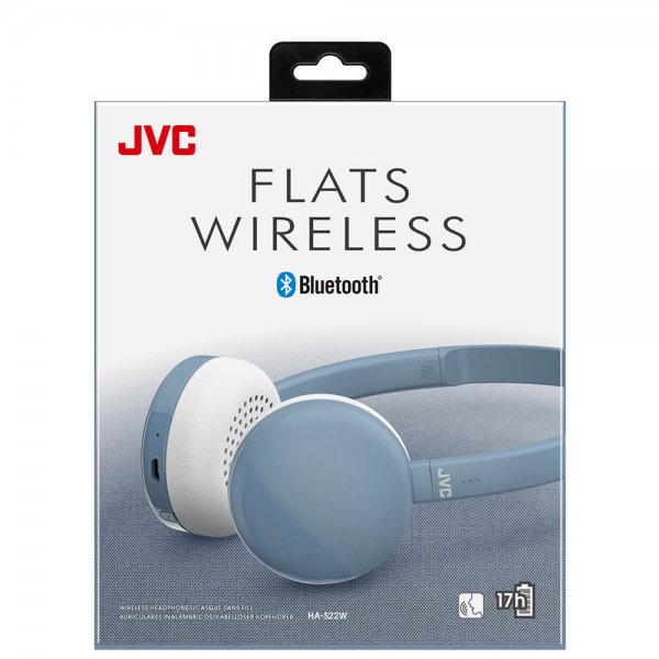 JVC Hodetelefoner On-Ear S22 Trådløs Blå