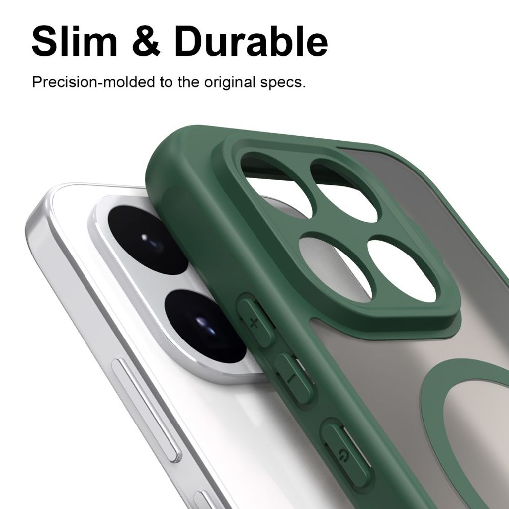 Xiaomi 17T Deksel Frosted MagSafe Grønn