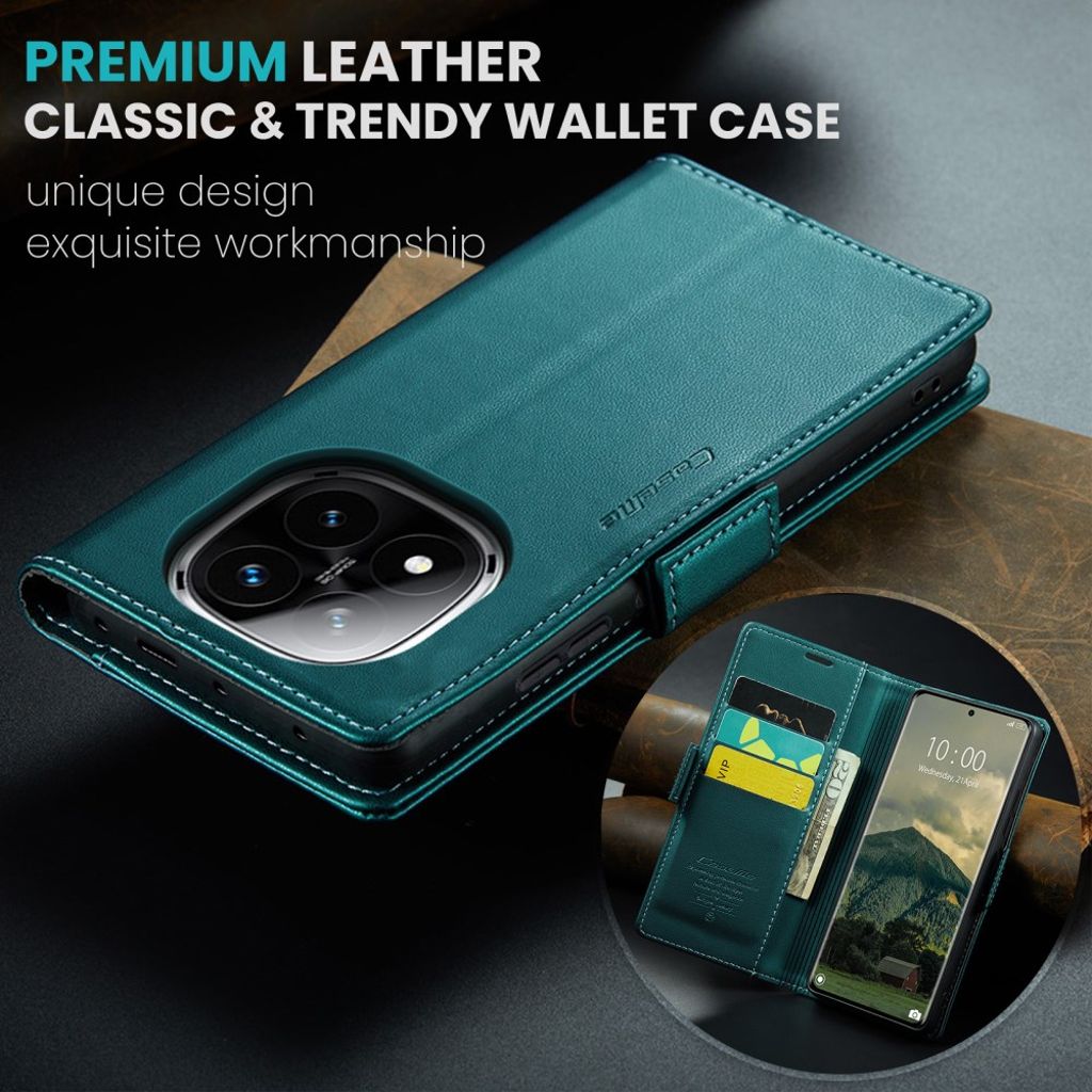 CaseMe Xiaomi Redmi Note 14 Pro 5G/14 Pro Plus 5G Etui 023 Series Grønn