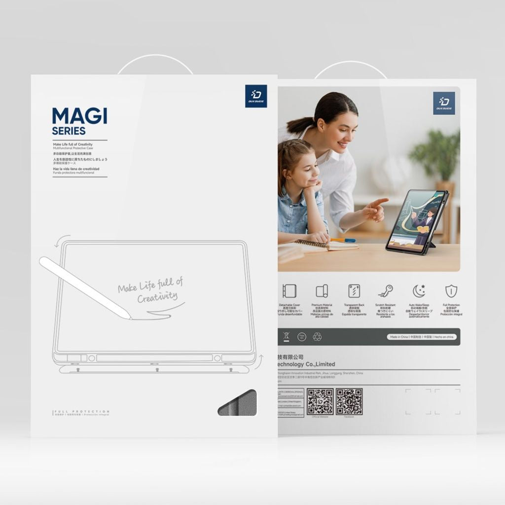 Dux Ducis Samsung Galaxy Tab S11 Ultra/S12 Ultra Etui Magi Series Grå