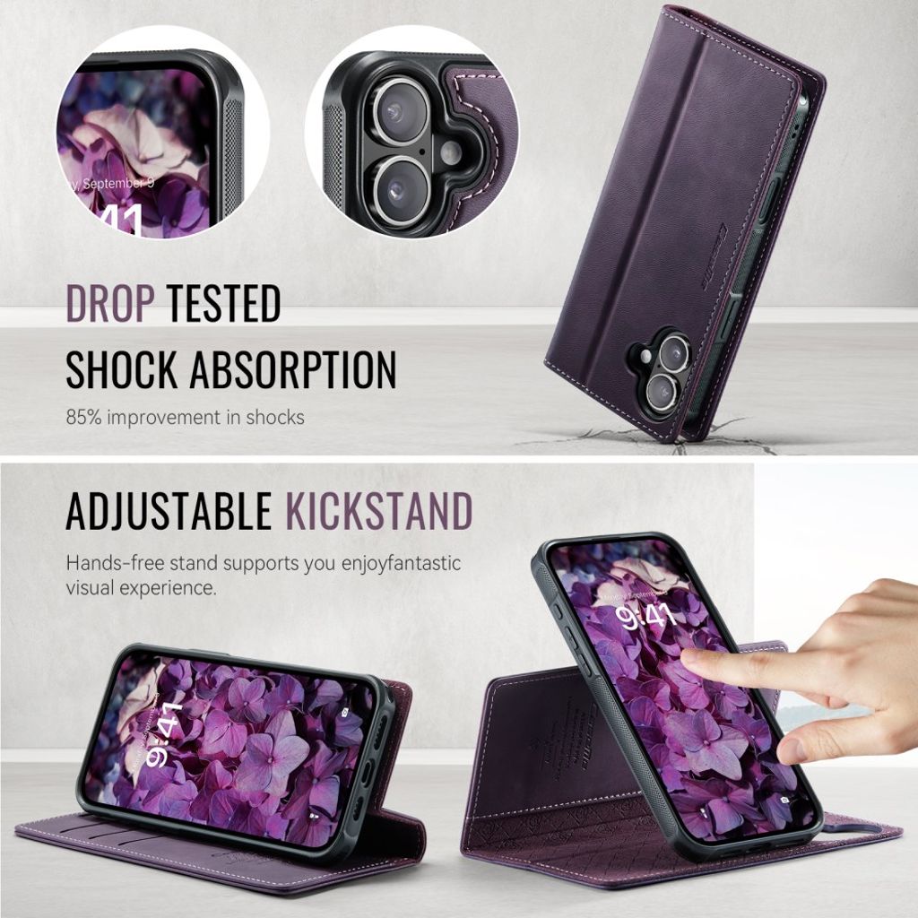 CaseMe iPhone 17 Etui C49 Series Lilla
