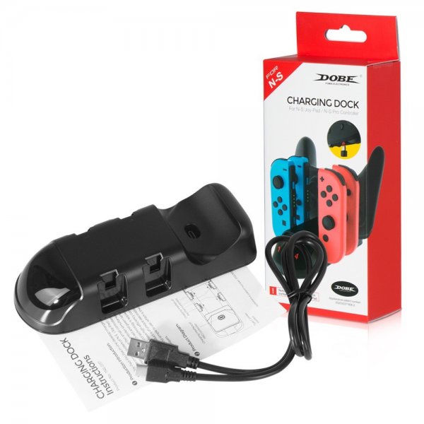 Dobe 5-i-1 ladestasjon til Nintendo Switch-kontroller