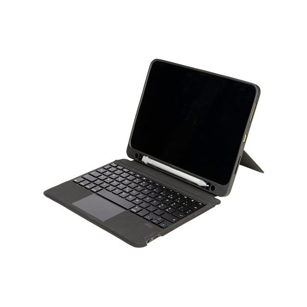 Tucano iPad 10.9 (gen 10)/iPad 11 (A16) Etui med Tastatur Tasto Svart