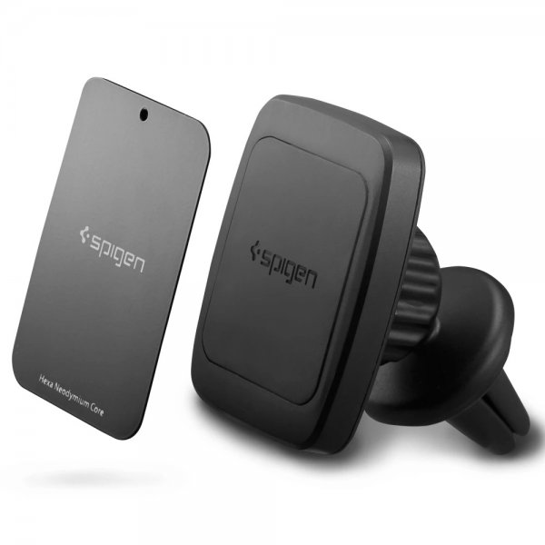 Spigen Kuel H12 Magnetisk Mobilholder til bil Luftventilmontering Svart