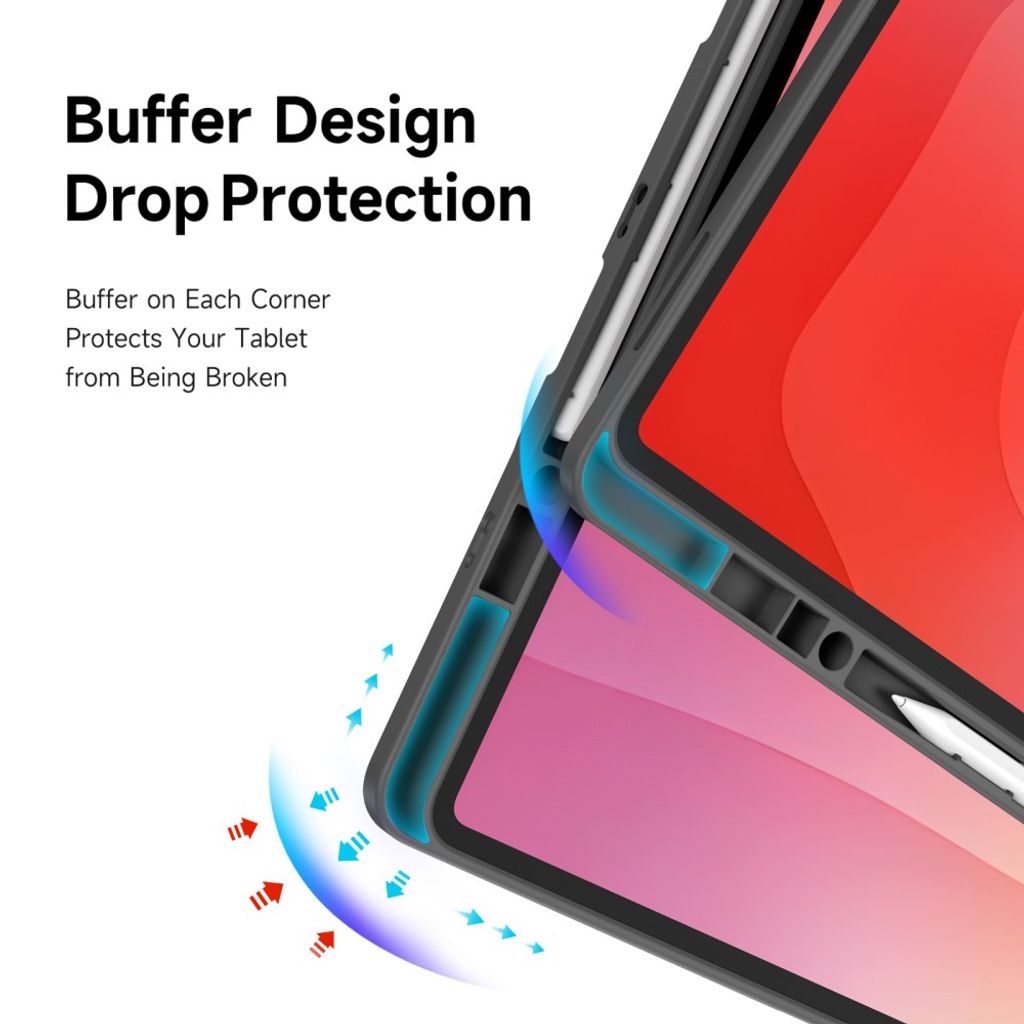 Dux Ducis Samsung Galaxy Tab S11 Ultra/S12 Ultra Etui Magi Series Grå