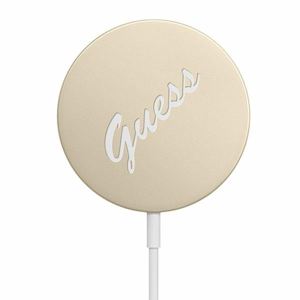 Guess Trådløs lader Magnetic Vintage 15W Gull