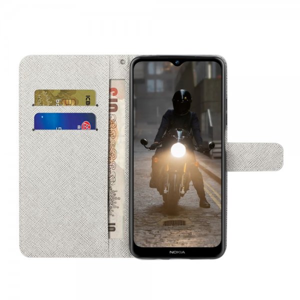 Nokia 2.4 Etui Motiv Glittrende Katter i Träd