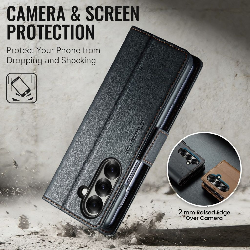 CaseMe Samsung Galaxy Z Fold 8 Ultra Etui 023 Series Svart