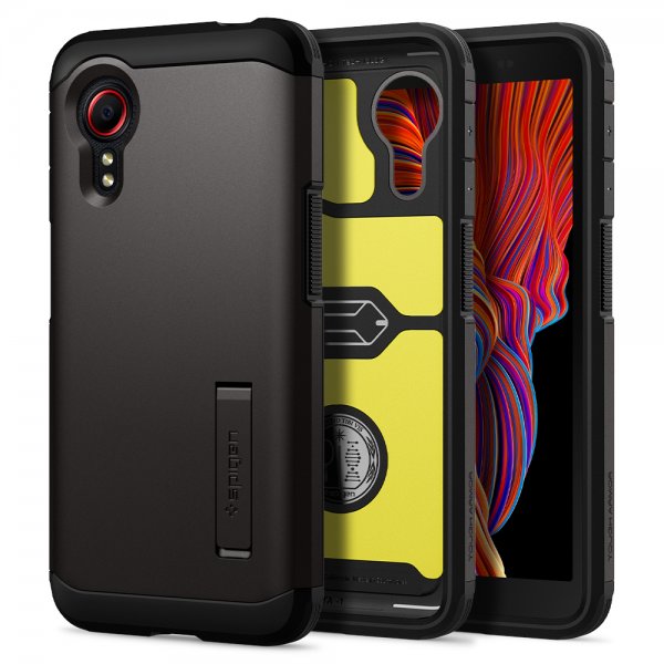 Spigen Samsung Galaxy XCover 5 Deksel Tough Armor Gunmetal