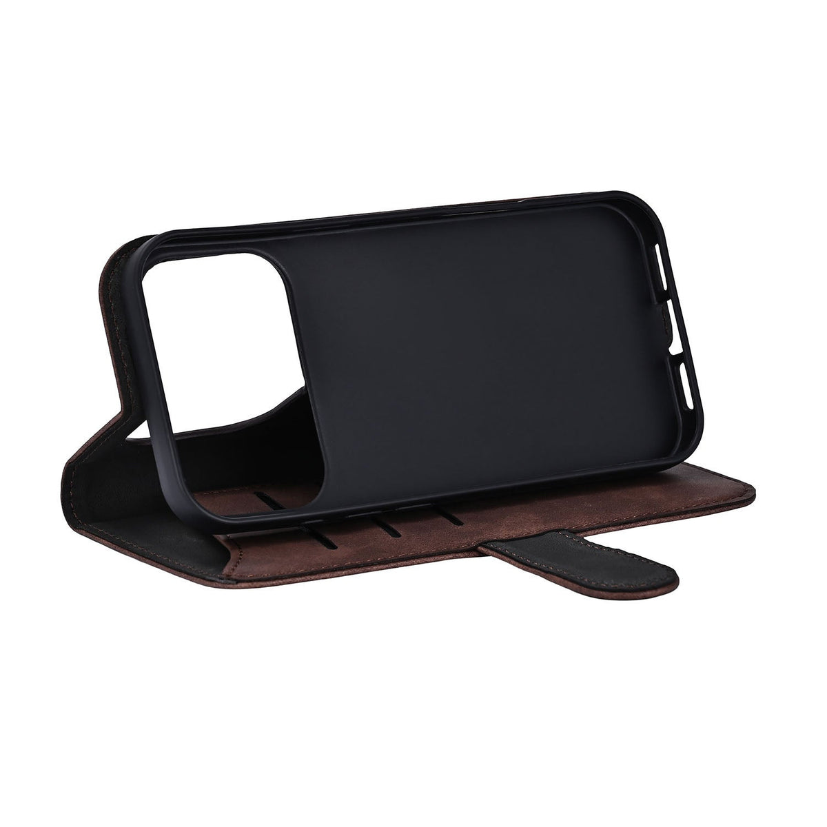 Gear iPhone 17 Pro/iPhone 18 Pro Etui 3 Kortlomme Brun